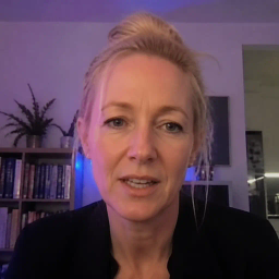 Porträtt av Britt-Marie Sandström